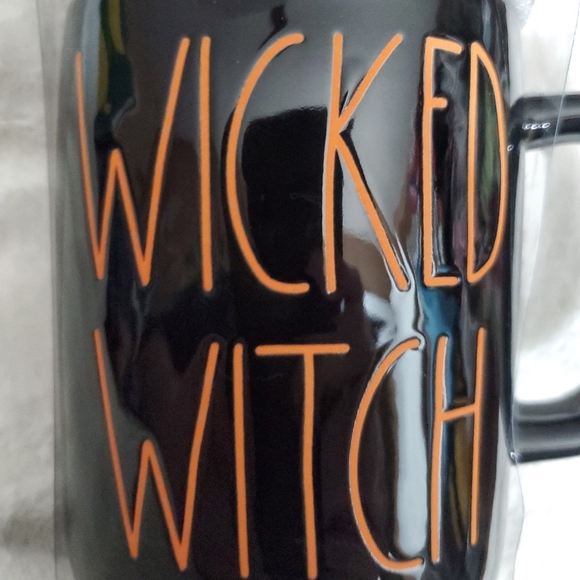 Rae Dunn wicked witch mug cup with lid topper Nwt Halloween tea decor - Picture 3 of 6
